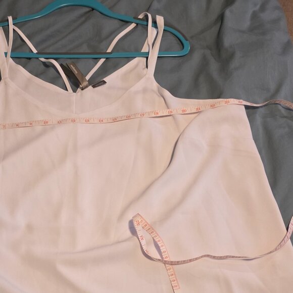 Lightweight Sleeveless White Top, size 2X - Picture 6 of 7